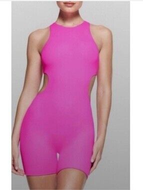 SKIMS High Neck Open Back Onesie